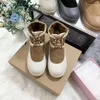 Classic Mini Lace-Up Ankle Boots Australian Padded Snow Boot Designer Fashion Men Women Sneakers Waterproof Cold Weather Shoes