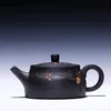 Authentic new Teapot purple clay Teapot Raw ore black mud Customized Master Handmade Boutique Chinese Tea set 260ml225H9557565