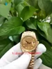 BP Topselling Doskonałe zegarek unisex 18K żółte złoto 36 mm żółte tarcze 128238-0008 128238 Automatyczne 2813 Stalowe bransoletka dla chłopców Nowe zegarki dla chłopców