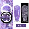 Reflexivo Glitter Gel Polishine Winter Color Sparkling Liginas Mergulhe a decora￧￣o de arte de unhas de varnish LED UV