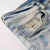 hiphop amari amirl amirlies am amis imiri amiiri jeans de créateur pour hommes Les shorts en denim imprimés populaires pour hommes à la mode sont polyvalents High street lavage populaire 4ZNI