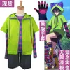 SK8 The Infinity Chinen Miya Cosplay Costumes Hooded Zipper Short Hoodie Jacket Tail Gloves Zentai Pak Anime Sk Eight Uniform J220720