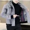 Herbst Leder Jacke Winter Men039s Top Designer Ferret Fur Coat Senior Frauen039s Komfortable dicke warme Windbreaker S4XL4780707