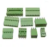 Aydınlatma Aksesuarları 5/10 PAIR HT3.96MM 2P 3P 4P 5P 6P 7P 8P 9P 10 Pin Blok Konektör Düz İğne Alanı 3.96mm PCB Vidalı Terminal 300V