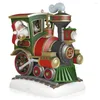 2022 nouvelles décorations de Noël 3D Mini Père Noël Vieux Train Suspendu Pendentif Joyeux Personnes Âgées Ornement À L'extérieur Intérieur Arbre Décor Vacances Enfant Cadeau