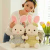 Kawaii 1pc 304555cm Mooi Cuddle Bunny Cute bed Girl Princess Leuke Big White Rabbit Doll Little Rabbit Cloth Doll J220729