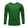 Men's T Shirts ZOGAA 2022 7 Colors Sweater Men Cotton Long Sleeve Pullover Quality Tops And Tees Paired With All Jacket Coat