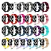Sport Silicone Butterfly Clasp Straps Watchband Band Band Band Bracelet Bracelet For Apple Watch 876543 IWatch 38/40/41 45mm