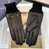 Super Soft Warm Leather Gloves Women Metal Chain Link Mittens Autumn Winter Thick Gloves Outdoor Plus Velvet Gloves