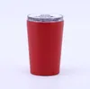 12 oz Sıska Tumbler Paslanmaz Çelik Buzlu Çift Katmanlı Vakum Tumbler Kapak ve Saman Taşınabilir Seyahat Araba Kupası Öğrenci Su Şişeleri Kahve Kupaları Express A0011