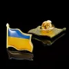 30pcs Ukraine Country Flag Craft Waving 3D Lapel Hat Cap Tie Pin Badge Republic Brooch Patriotism Pride246H