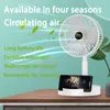 휴대용 공기 냉각기 접이식 팬 휴대용 Silencioso Floor Fan Fan Ventilador Portatil USB 충전식 세 번째 기어 여름 테이블 데스크 야외 캠핑 팬 221107