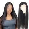 100% Brésilien Human Hair Wig 13x4 Lace Front Perruques droites pour les femmes noires