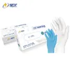 Gants alimentaires en nitrile noir blanc bleu construction de cuisson expérimentale conception antidérapante élastique grande résistance aux rayures