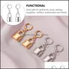 Stud Stud 1 Paire Boucles D'oreilles Verrouillage Polyvalent Hiphop Hommes Et Femmes Pendentif Drop Delivery Jewelry Dh7F5