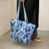 Torby wieczorowe qiaosansan damski projektant torebek mody mody na strzępy torby na ramię o dużej pojemności