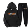 Träningsoveraller för män Märke Trapstar Träningsoverall 2 delar Set Unisex-huvtröjor Fleece Sweatshirt Byxor Kostym Huvtröja Sportkläder Joggingset 221105