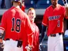 College Baseball Wears Custom NCAA Liberty LU Baseball Jersey College Derek ORNDORFF Aaron ANDERSON Three HILLIER Gray BETTS Stitched Blue Red White