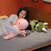 Dinosauro appesantito abbracci triceratopo peluche morbido cuscino bambola giocattoli per ldren ragazze compleanno regalo di natale Decor J220729