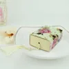 Present Wrap 10st/Lot Flower Pattern Candy Boxes Creative Drawer Chocolate Box med TASSEL PACKAGE DECORATIONS Supplies