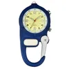 Orologi da tasca Lancardo Moschettone digitale Clip Sport Gancio Orologio Regalo Orologio elettronico FOB multifunzione luminoso da esterno