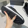 Riktigt autentisk kvalitetsdesigner Casual Shoes Air Cushion Sneakers Vintage äkta lädertränare Fashion Shoespatchwork Platform LACE-UP