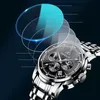 Męskie projektanty zegarków z wodoodporną luksusową tarczę 40,5 mm cyfrowe zegarki NO33