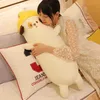 100Cm New Cute Ba Dog Cuddle Stuffed Soft Animal Long Dog Pillow Birthday Gift For Kids ldren Kawaii Valentine Gift J220729