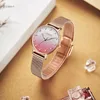 Нарученные часы Zegarek Damski Sunkta Женщины смотрят роскошные rosegold Quartz Ladies Relogio Feminino Mesh Band