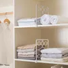 Hooks Closet Shelf Divider Wardrobe Partition Shelves Clothes Wire Shelving