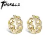 Ear Cuff TOPGRILLZ Small Clip Earrings For Women Vintage Simple GoldWhite Gold Jewelry Accessories 2211078813725