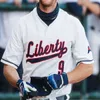 College Baseball Wears Custom NCAA Liberty LU Baseball Jersey College Derek ORNDORFF Aaron ANDERSON Three HILLIER Gray BETTS Stitched Blue Red White