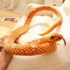 1Pc 200Cm300Cm Serpents Géants Câlin Simulation Long Doré Python Rempli Serpent Peluche ldren Garçons cadeau Décoration De La Maison J220729