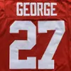 American College Football Wear Eddie George Jersey College NCAA Football OSU Ohio State Buckeyes Maglie Rosso Grigio Bianco taglia S-3XL