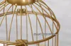 Gabbie per uccelli europeo retro retro uccello gabbia supporto fiore balcone decorazione esterna forniture per animali domestici decorativi 2211053769962