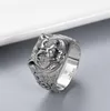 Moda Luxury Designer Jóias Mens amantes Anel clássico de tigre para homens e mulheres Anéis 925 Sterling Silver Ring com caixa