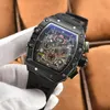 2023 Reloj automático de 6 pin Guelo para hombres Luxury Luxury Full-Free Full Quartz Watch Silicone Strap Gift Kis