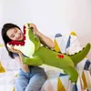 80100Cm Crocodile Câlin Animal En Peluche Jouet Doux En Peluche Crocodile Coussin Géant Oreiller Grill Saint Valentin Cadeau J220729