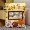 A Plushie Bag Pudding Toys Mini Animals Pop Sakura Bunny Cat Penguin Bear ck Flamingo Plushie Pillow Girlfriend Kids Gifts J220729