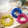 Christmas Decorations Hanging Star Pine Garland Decor 5 Colors Tinsel Ribbons Tree Decoration String For Wedding Party 7.5 M