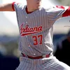 College Baseball indossa la maglia da baseball personalizzata Indiana Hoosier Coolege Schaffer Aaron Beck Max Wright Josue Urdaneta Brian Fuentes Ellison Hanna II Grant Magill