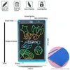 12 Inch Lcd Drawing Tablet For Children Toys Drawing Tools Electronics Writing Board Boy Kids Educational Toys J220813