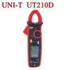 UNI-T UT210D Dijital Kelepçe Ölçer Multimetreler AC DC Akım Voltaj Metre Sıcaklık Tedbir Çok Verimli Otomatik Aralık Multimetro237f