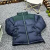 2023 NFC Mens Down Parkas Jacket Puffy Thick Warn Coats Sleeves Embroidery Man Outwears Top M-2XL