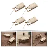 Christmas Decorations 8pcs Wooden Sled Adornment Xmas Tree Sleigh Pendants Decors