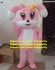 Costume de coelho de coelho de rosa doce