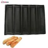 Shenhong Non-Stick Baguette Wave French Bread Bakeware Perforated Baking Pan Mat för 12-tums Sub Rolls Silicone Baking Liners Y200612317F