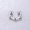 CMajor – boucles d'oreilles à dos en argent Sterling, bijoux fins plaqués S925, or 18 carats, Mini pile de boules, Clip de couleur à la mode pour femmes