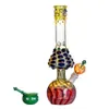 Narguilé de vidro cogumelo 13,4'' com haste descendente difusa Perc Bongs coloridos grossos Tubo de água para fumar Tubo de água Dab Rigs 18mm Joint Smoke Tobacco