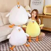 2590Cm Giù Cotone Riempito Squishy Giallo cken Peluche Realistico Uccello Giocattolo Fuzzy Animale Pop Confortante Giocattolo per bambini Presente J220729